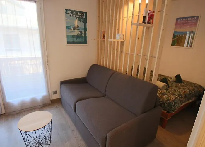 25 M2 L'aix'quise, Hyper Centre-ville, Balcon Apartment Aix-les-Bains